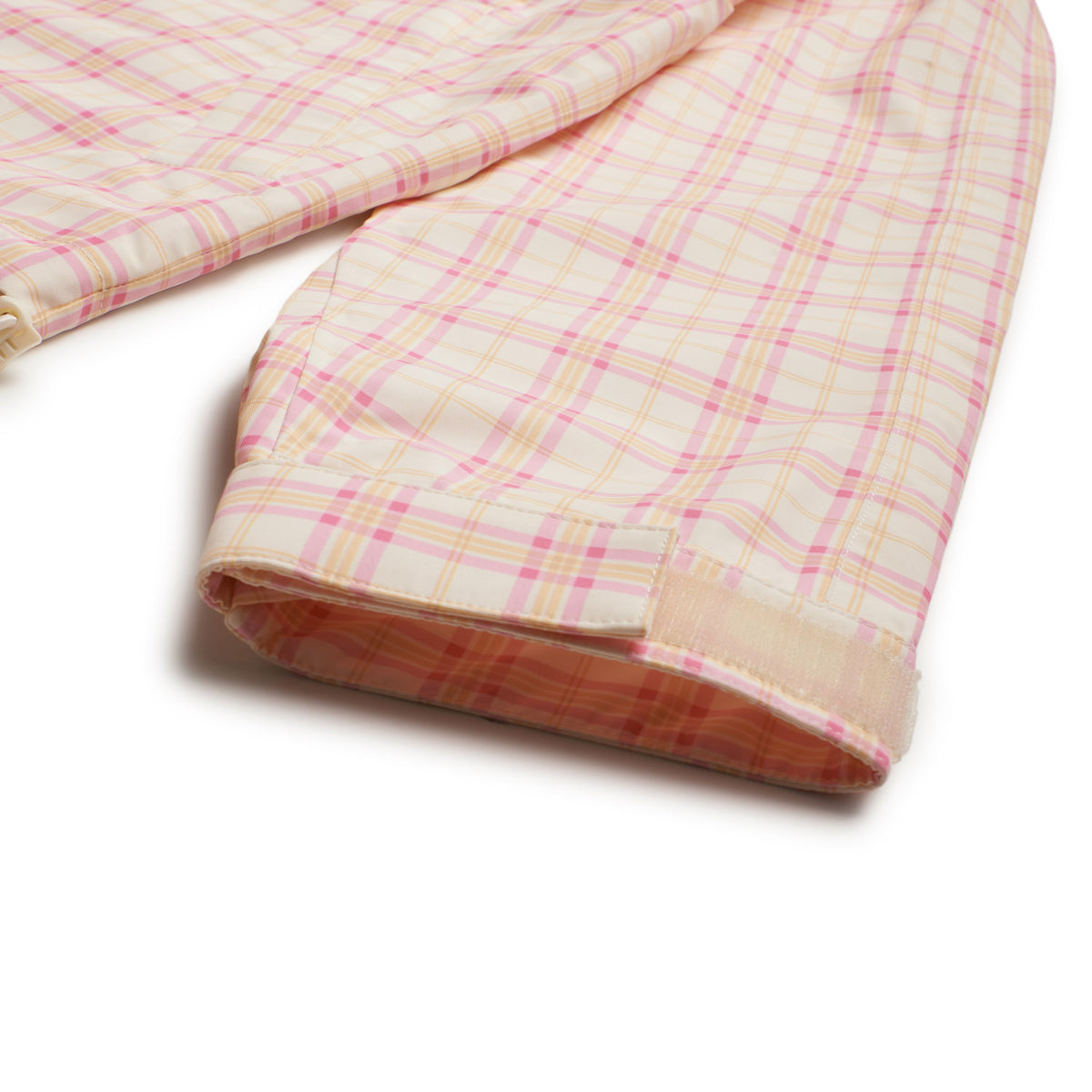 PLAID SHELL JACKET BUBBLEGUM PINK