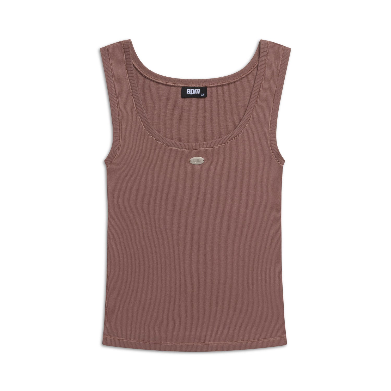 WMNS RIBBED TANKTOP SANDSTONE