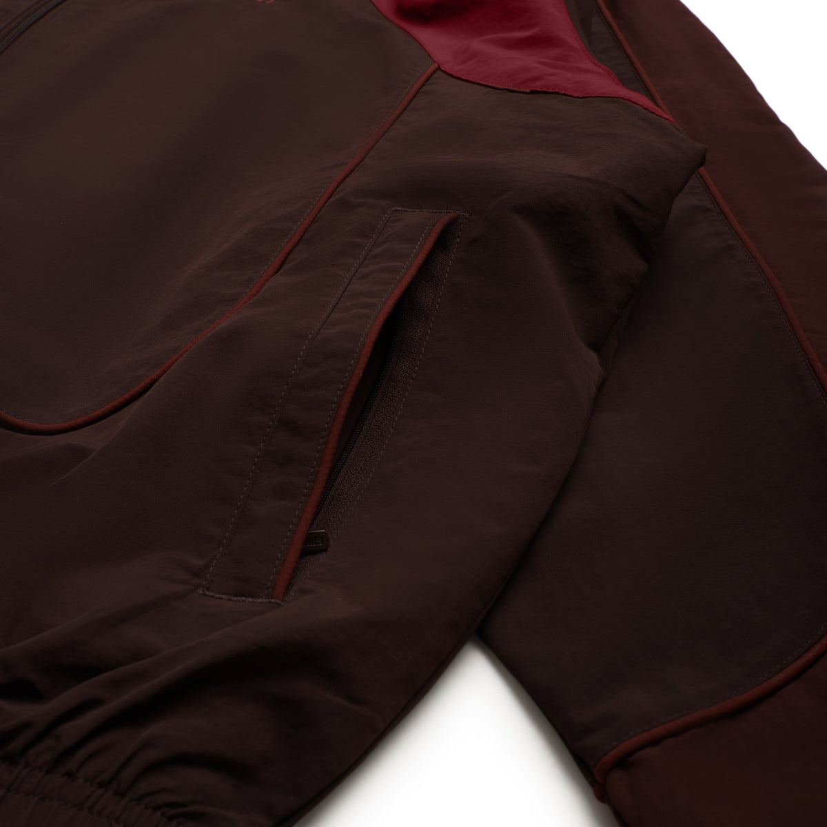 EVERYDAY TRACK JACKET DARK BURGUNDY