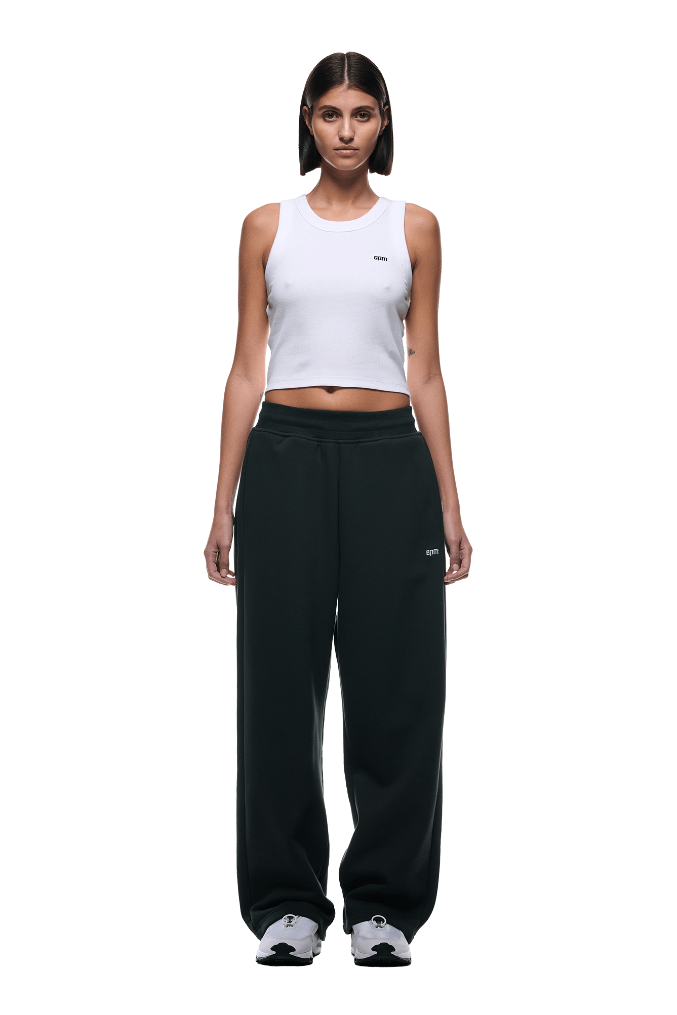 OPEN LEG JOGGER DARK EMERALD