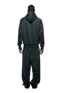 OPEN LEG JOGGER DARK EMERALD