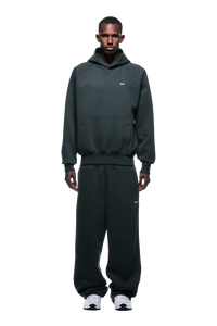 OPEN LEG JOGGER DARK EMERALD