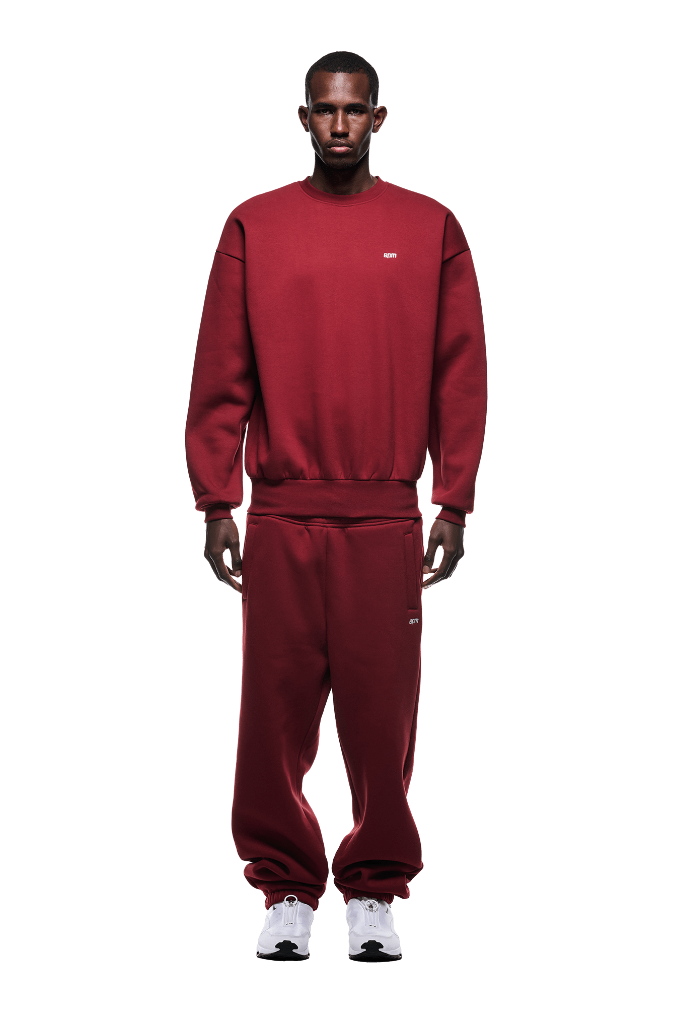 CREWNECK WINE RED