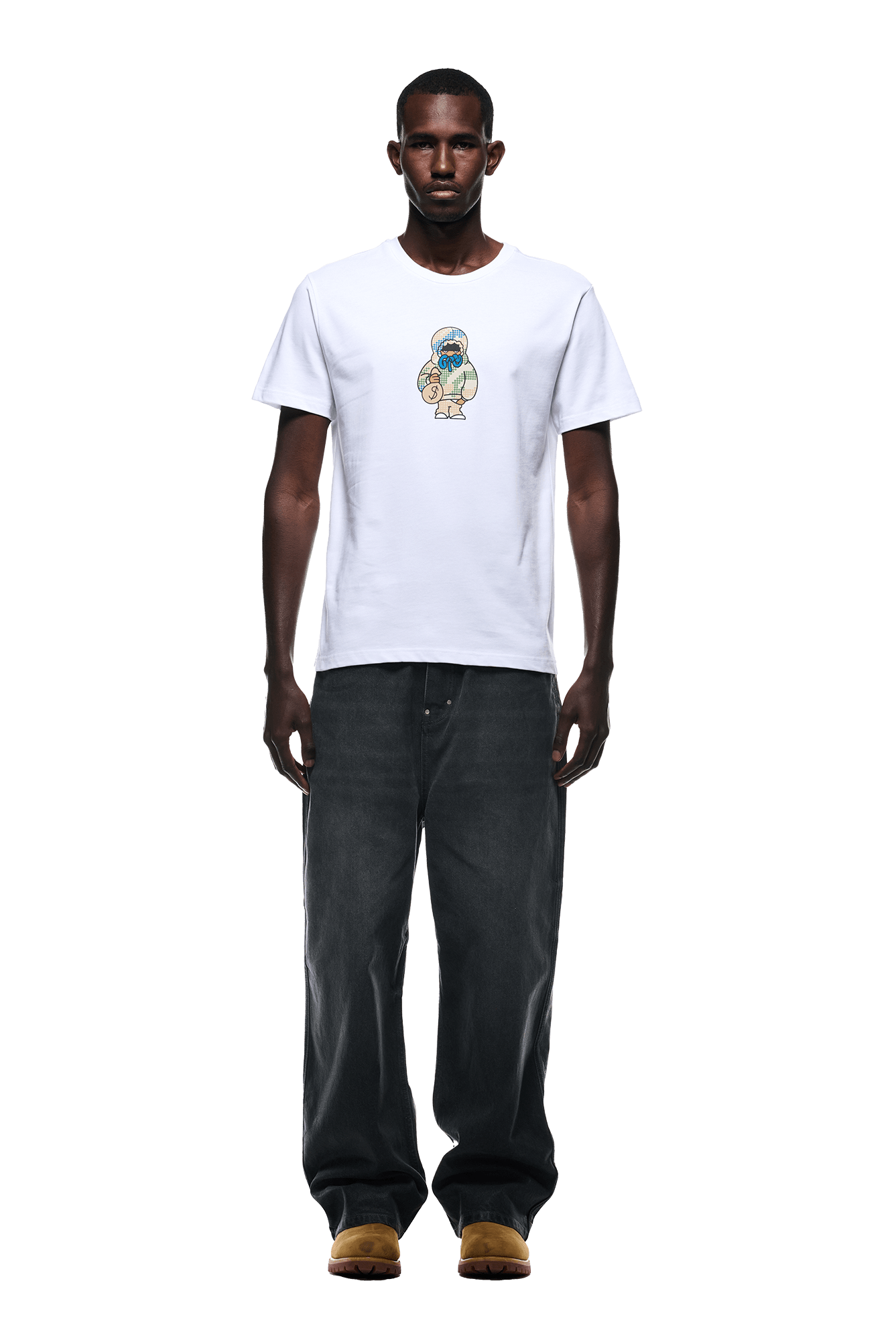 MONEY GUY TEE WHITE