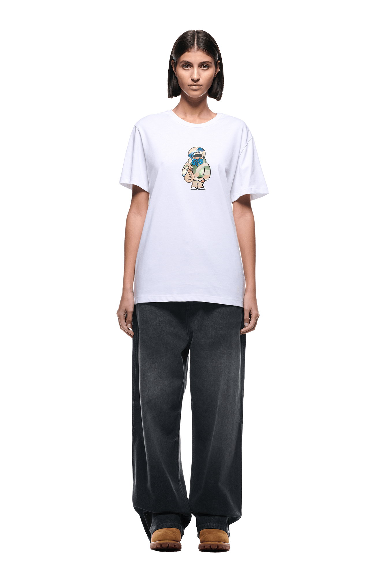 MONEY GUY TEE WHITE