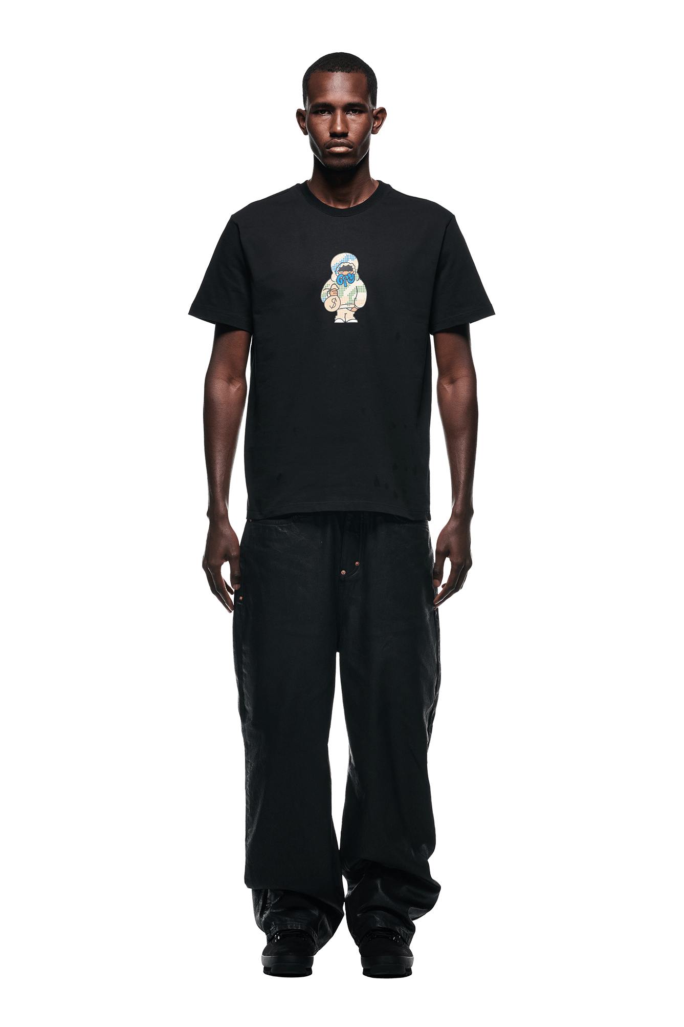 MONEY GUY TEE BLACK