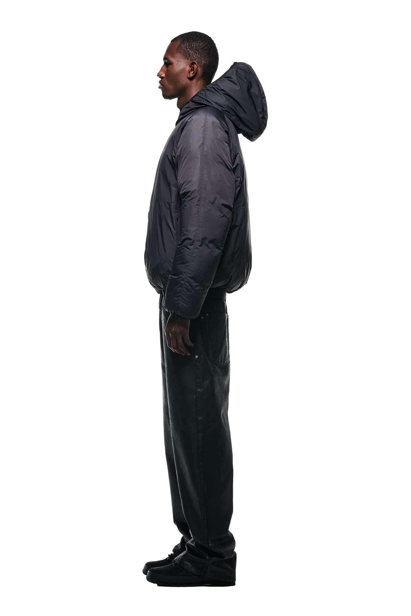 REVERSIBLE PUFFER JACKET BLACK