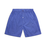 WOVEN BOXER SHORTS COSMIC BLUE/WHITE
