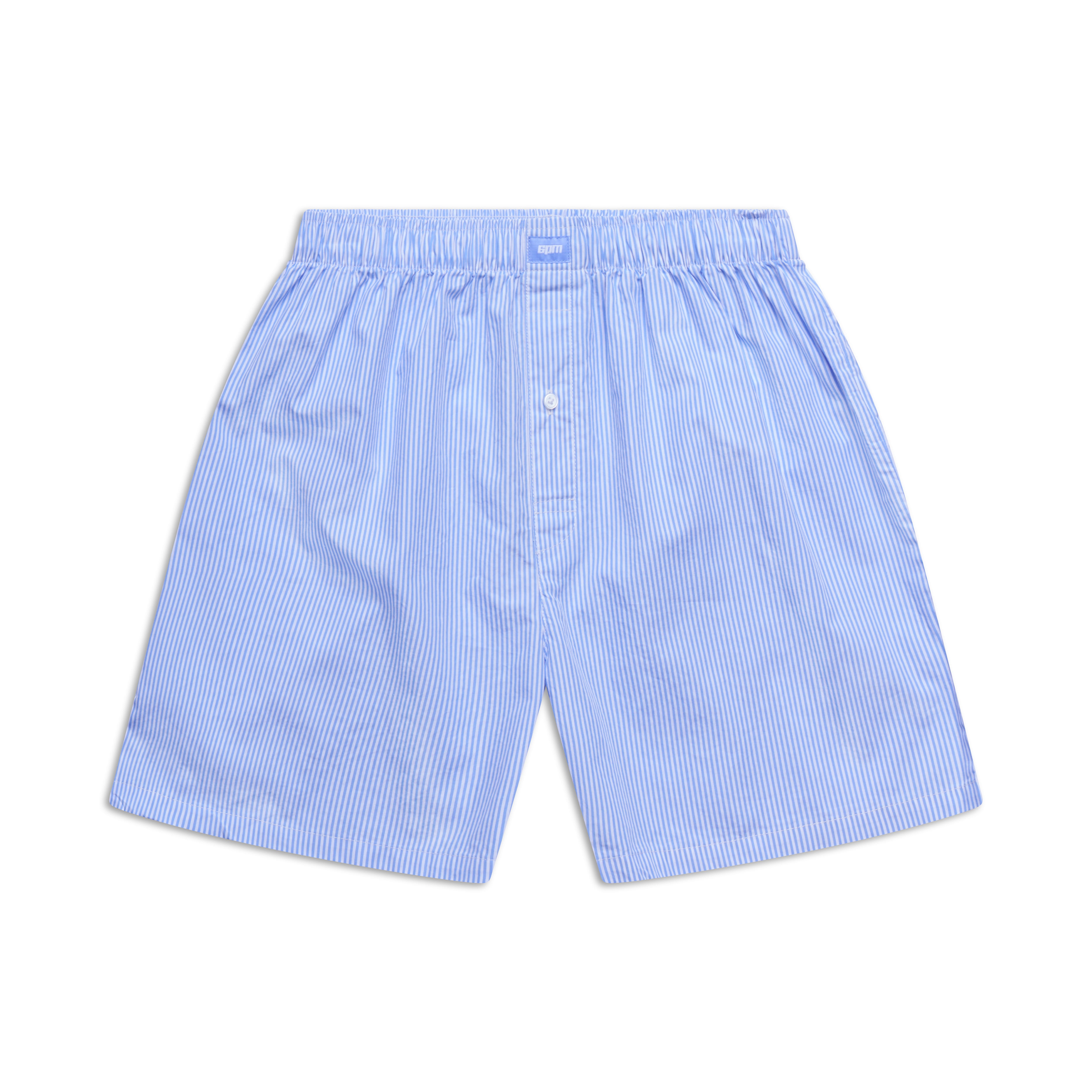 WOVEN BOXER SHORTS MISTY BLUE/WHITE