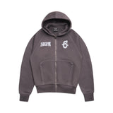 ICONS ZIP HOODIE ASH GREY
