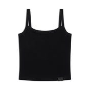 WMNS FITTED CROPPED TOP BLACK