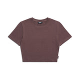 WMNS CROPPED T-SHIRT STONE BROWN