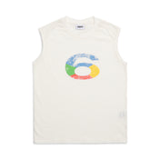 SNOOGLE MUSCLE TEE COCONUT WHITE