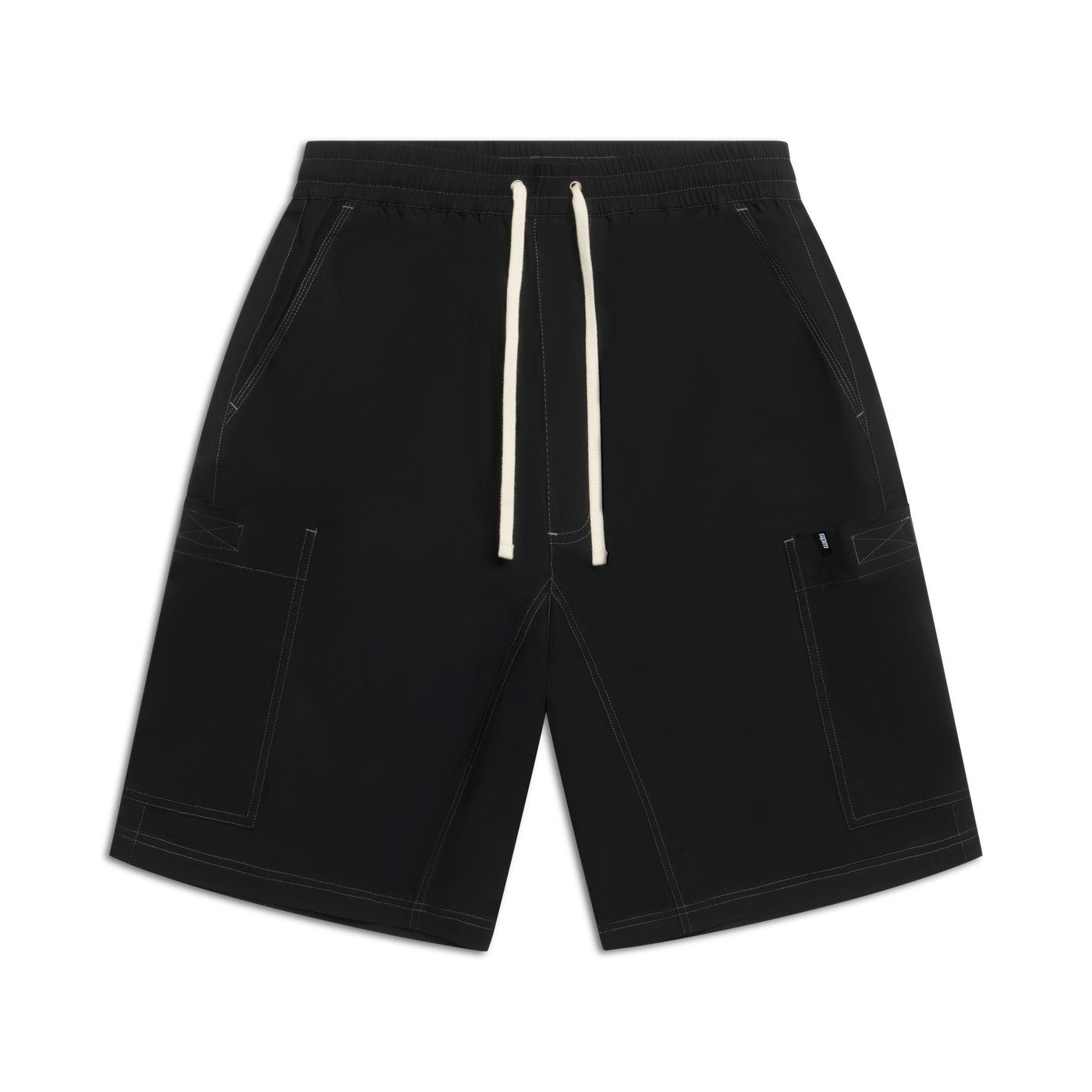 LONG BIG POCKET SHORTS BLACK