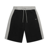 TWO TONE SWEAT SHORTS BLACK