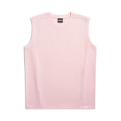 SLEEVELESS WAFFLE TEE STRAWBERRY MILK