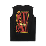 AIRBRUSHED SIX MUSCLE TEE BLACK