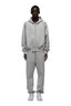 ZIP HOODIE GREY MELANGE