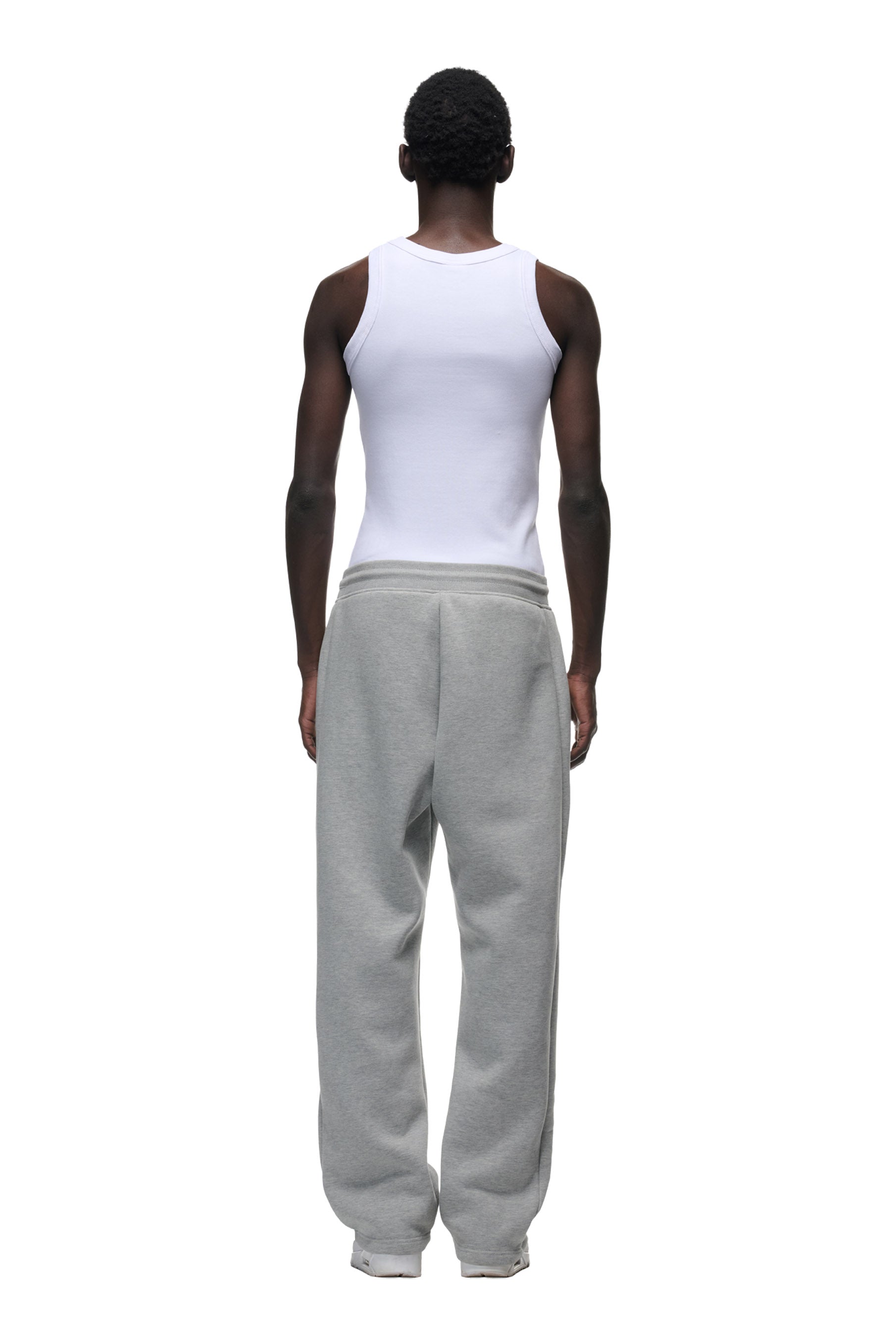 OPEN LEG JOGGER GREY MELANGE