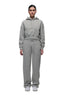 WMNS CROPPED HOODIE GREY MELANGE