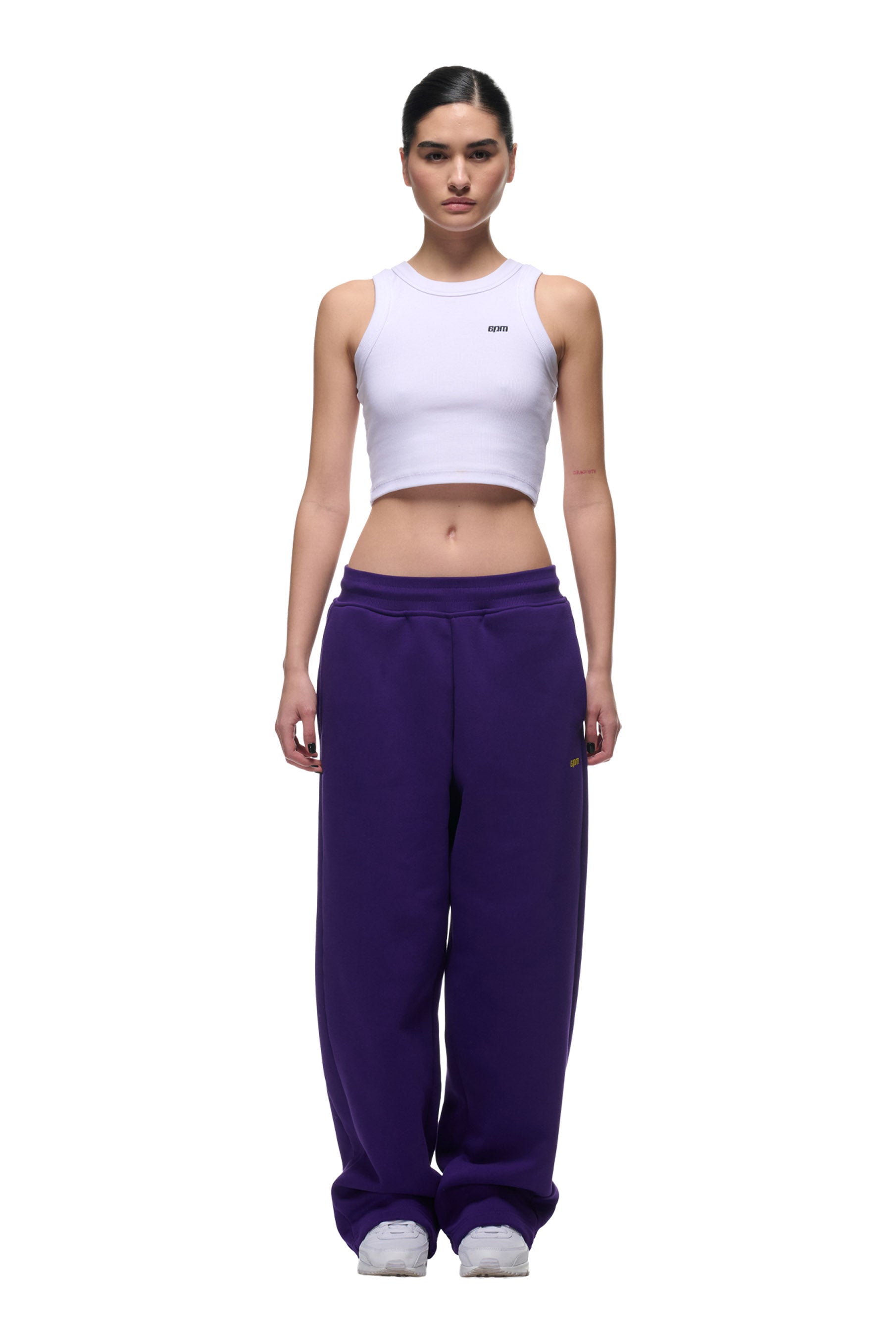 OPEN LEG JOGGER CYBER PURPLE