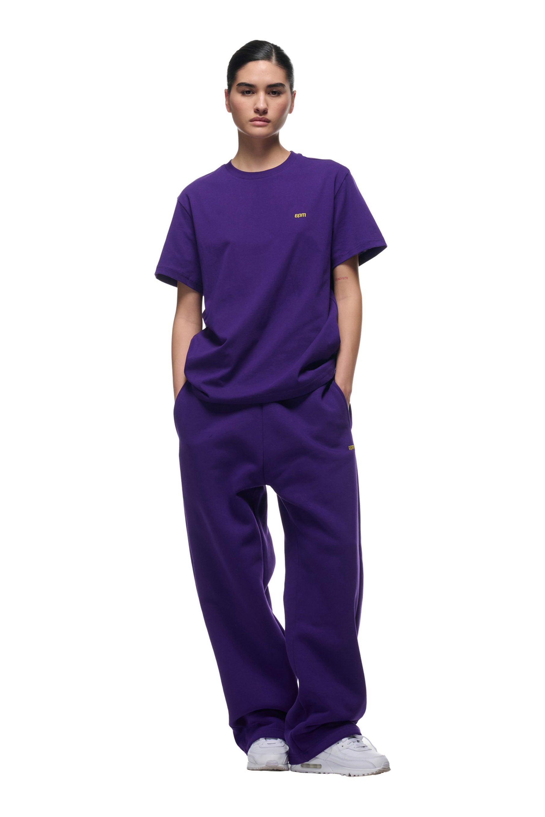 T-SHIRT REGULAR FIT CYBER PURPLE