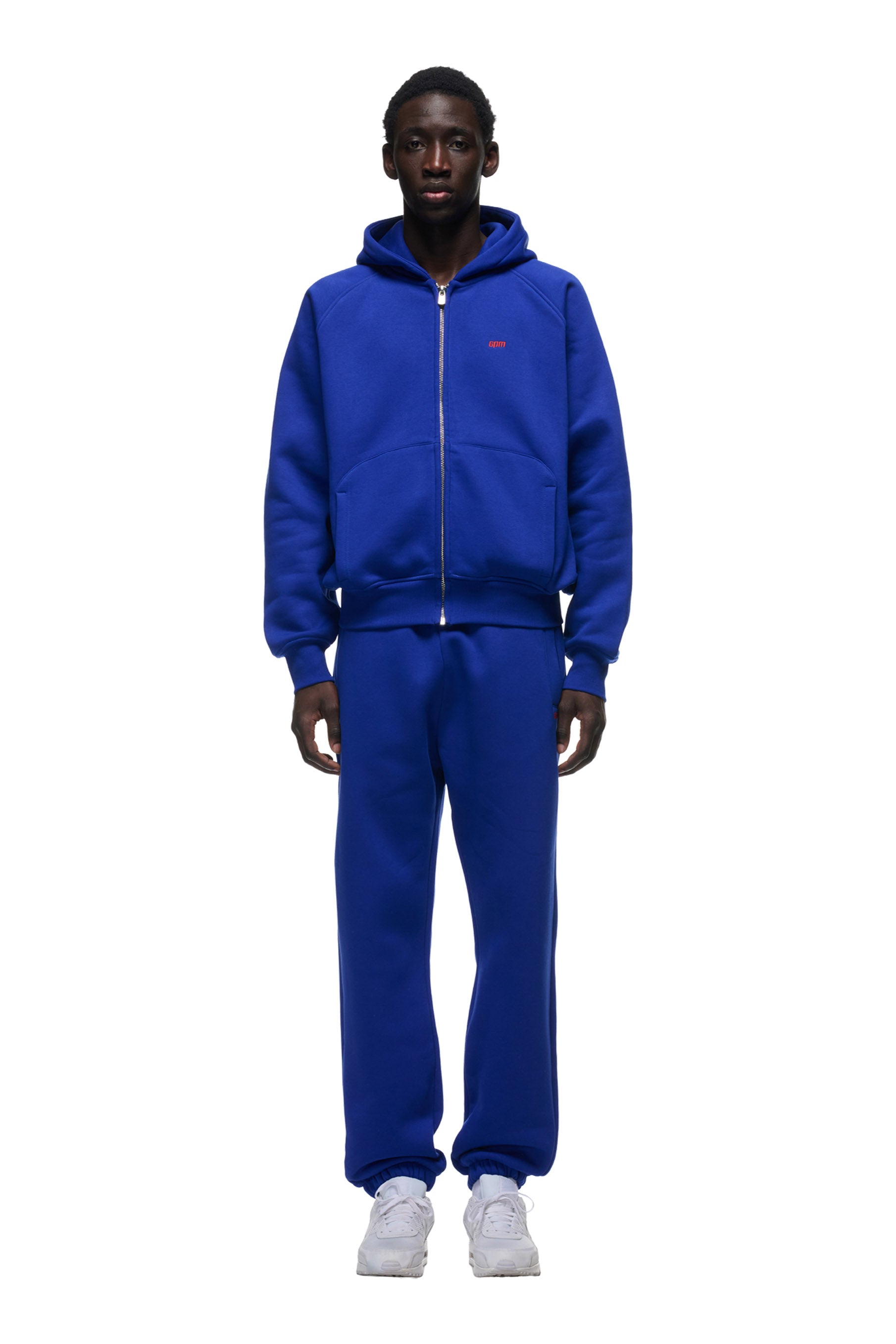 ZIP HOODIE LAPIS BLUE