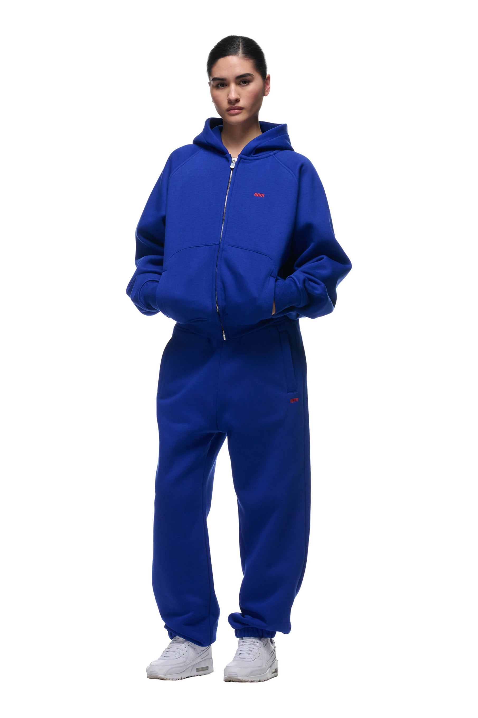 ZIP HOODIE LAPIS BLUE