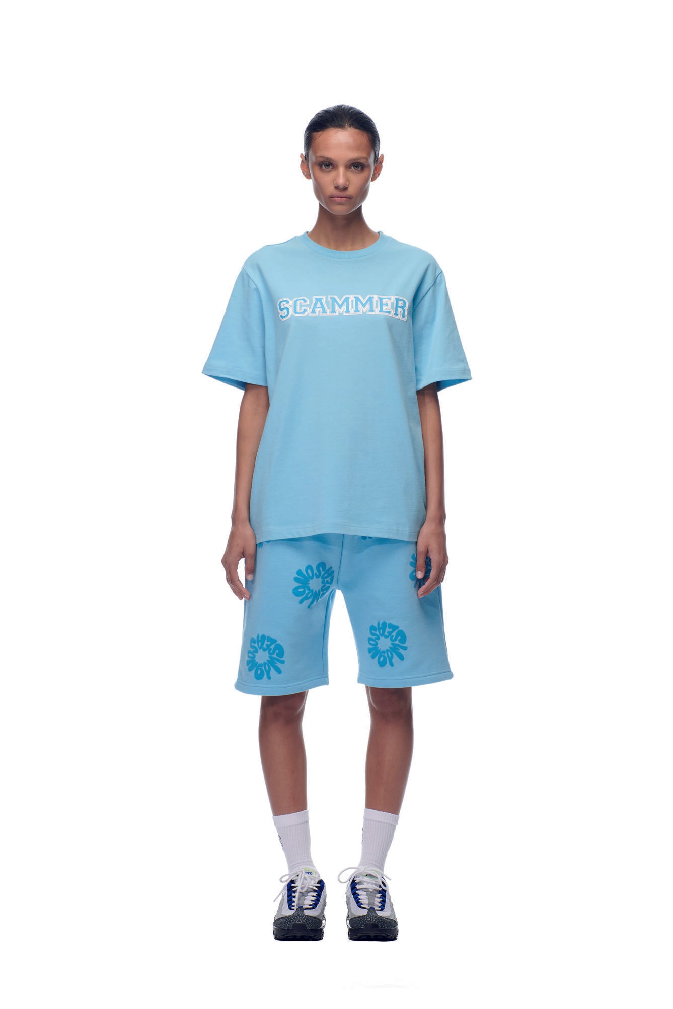 SCAMMER T-SHIRT BABY BLUE