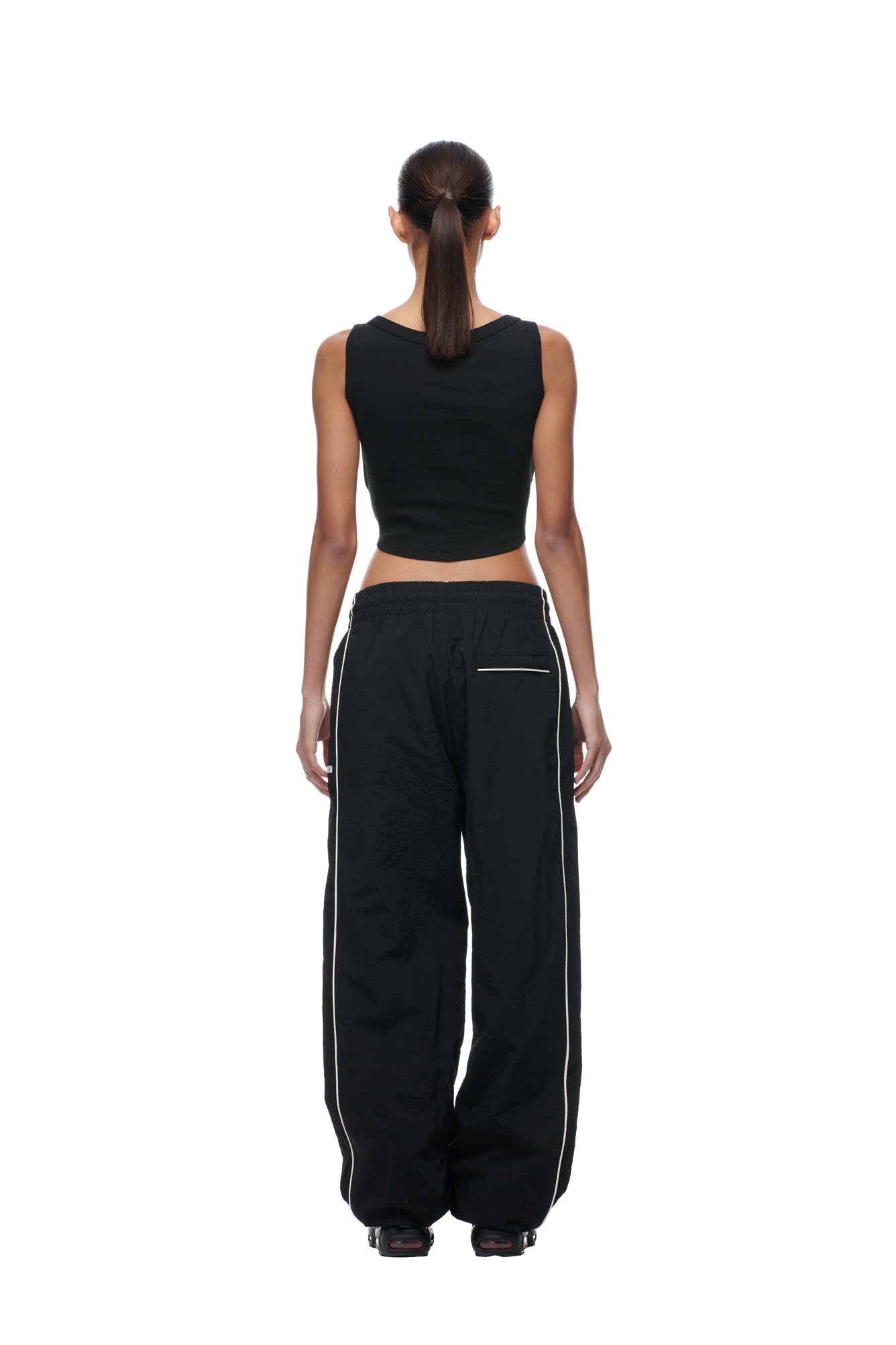 BF NYLON TRACKPANTS BLACK