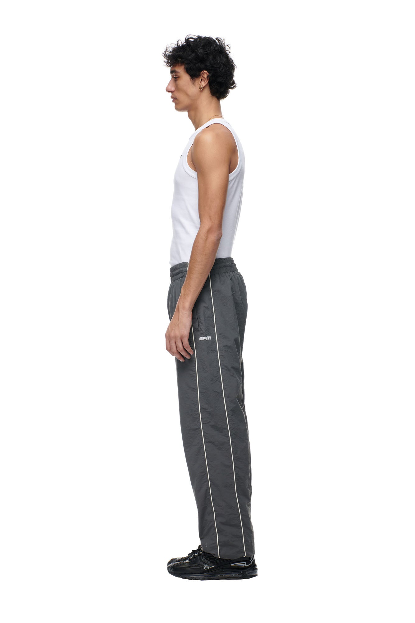 BF NYLON TRACKPANTS ANTHRACITE