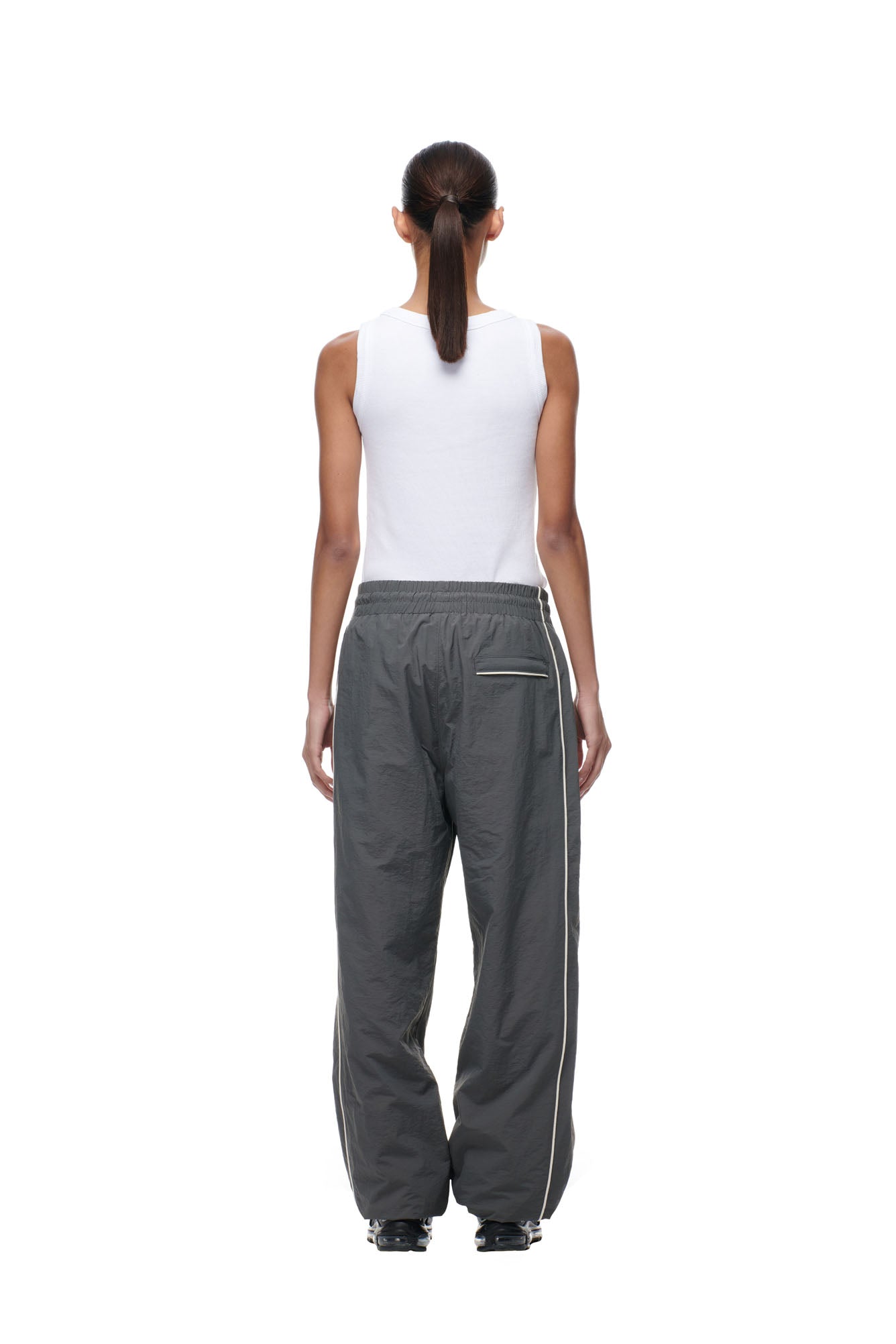 BF NYLON TRACKPANTS ANTHRACITE