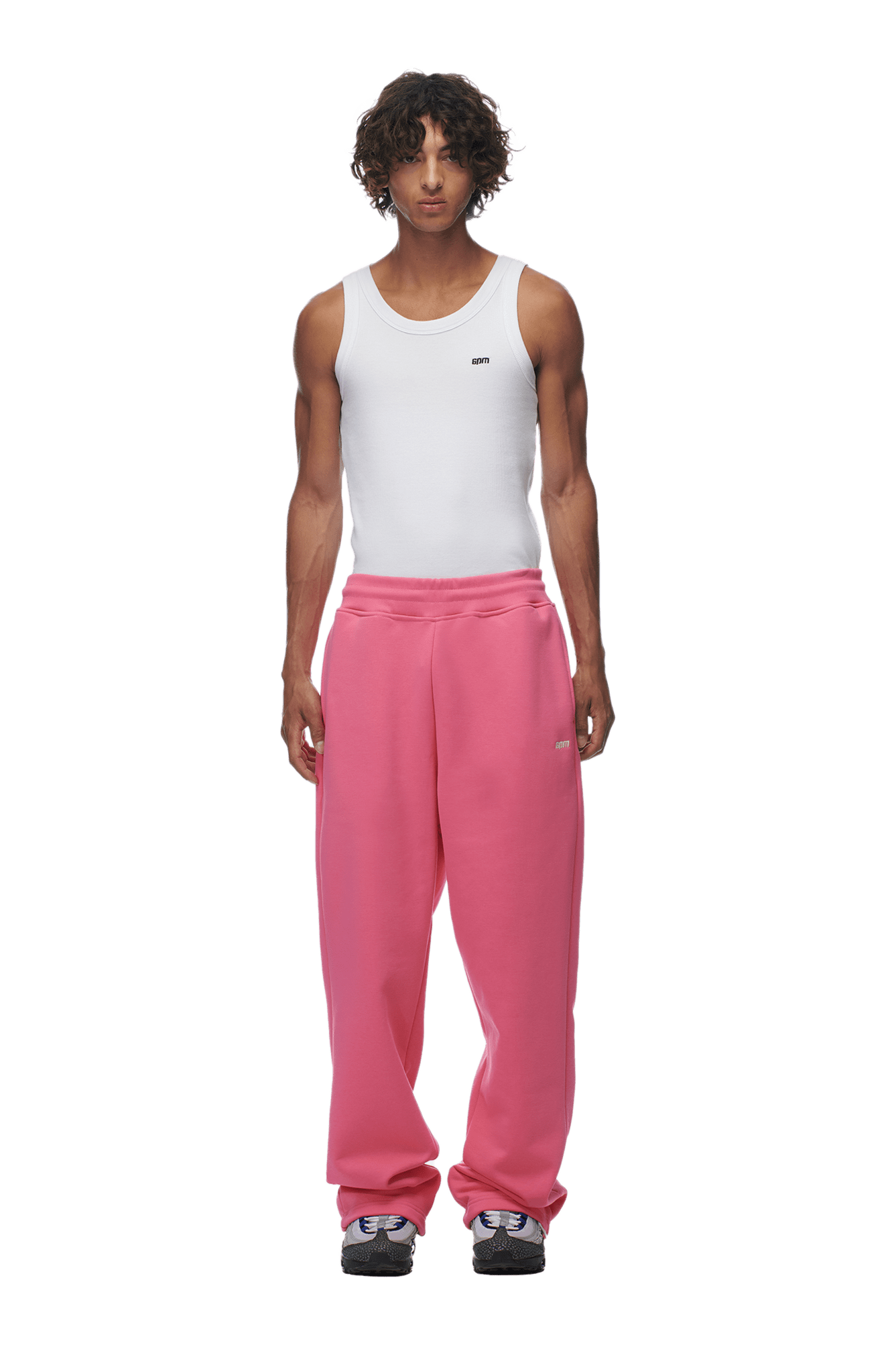 Open Leg Jogger Hot Pink