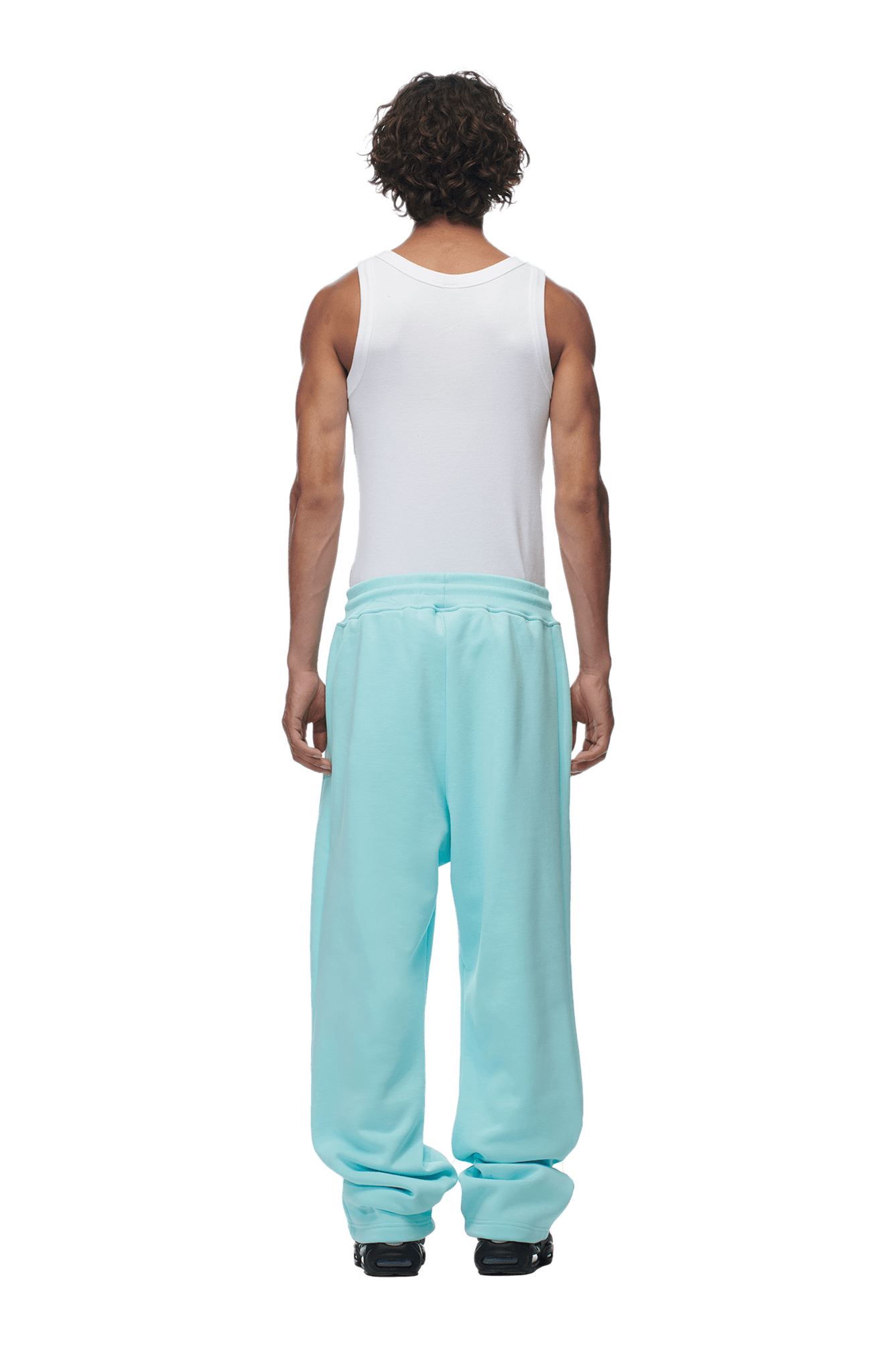 OPEN LEG JOGGER TURQUOISE