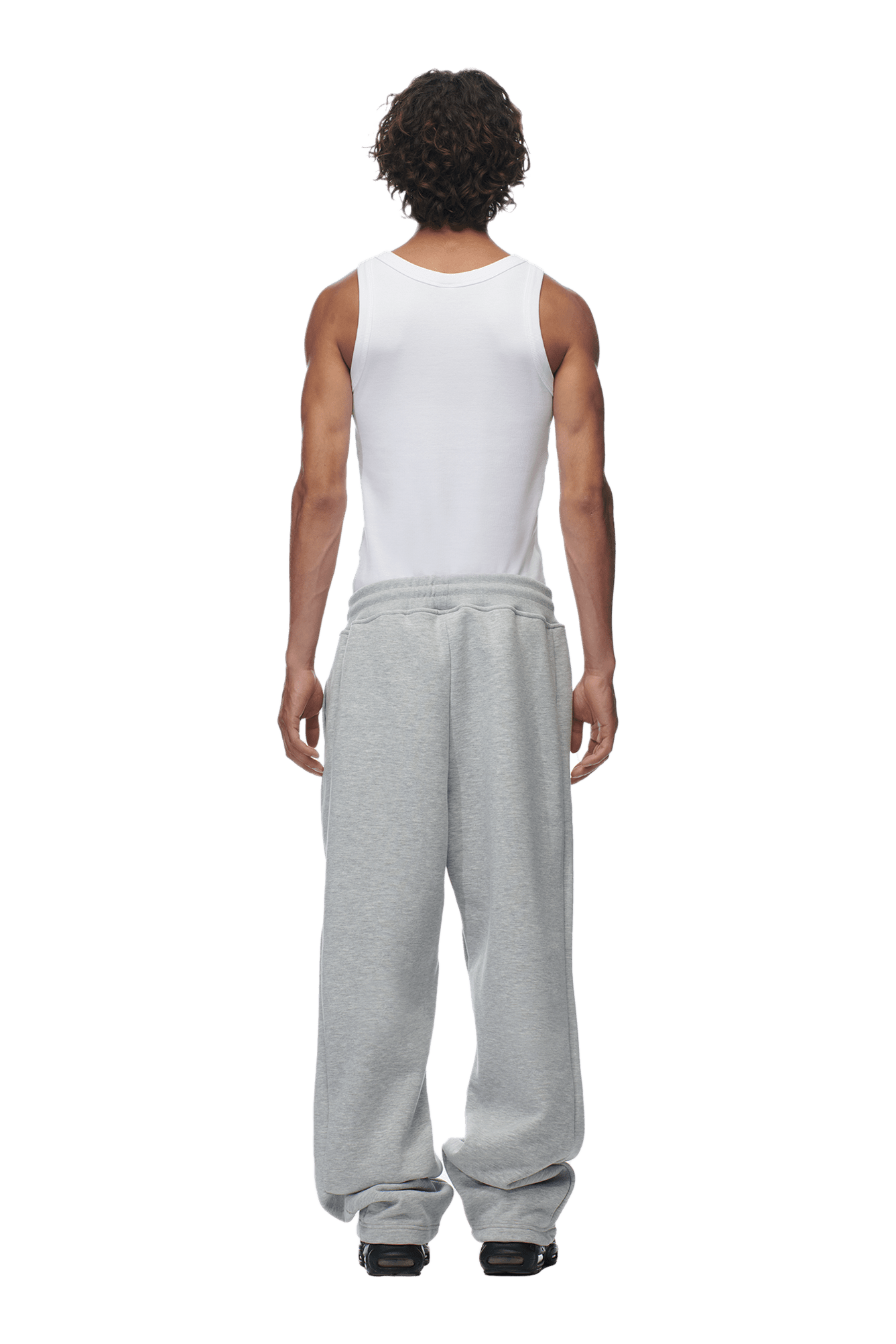 OPEN LEG JOGGER GREY