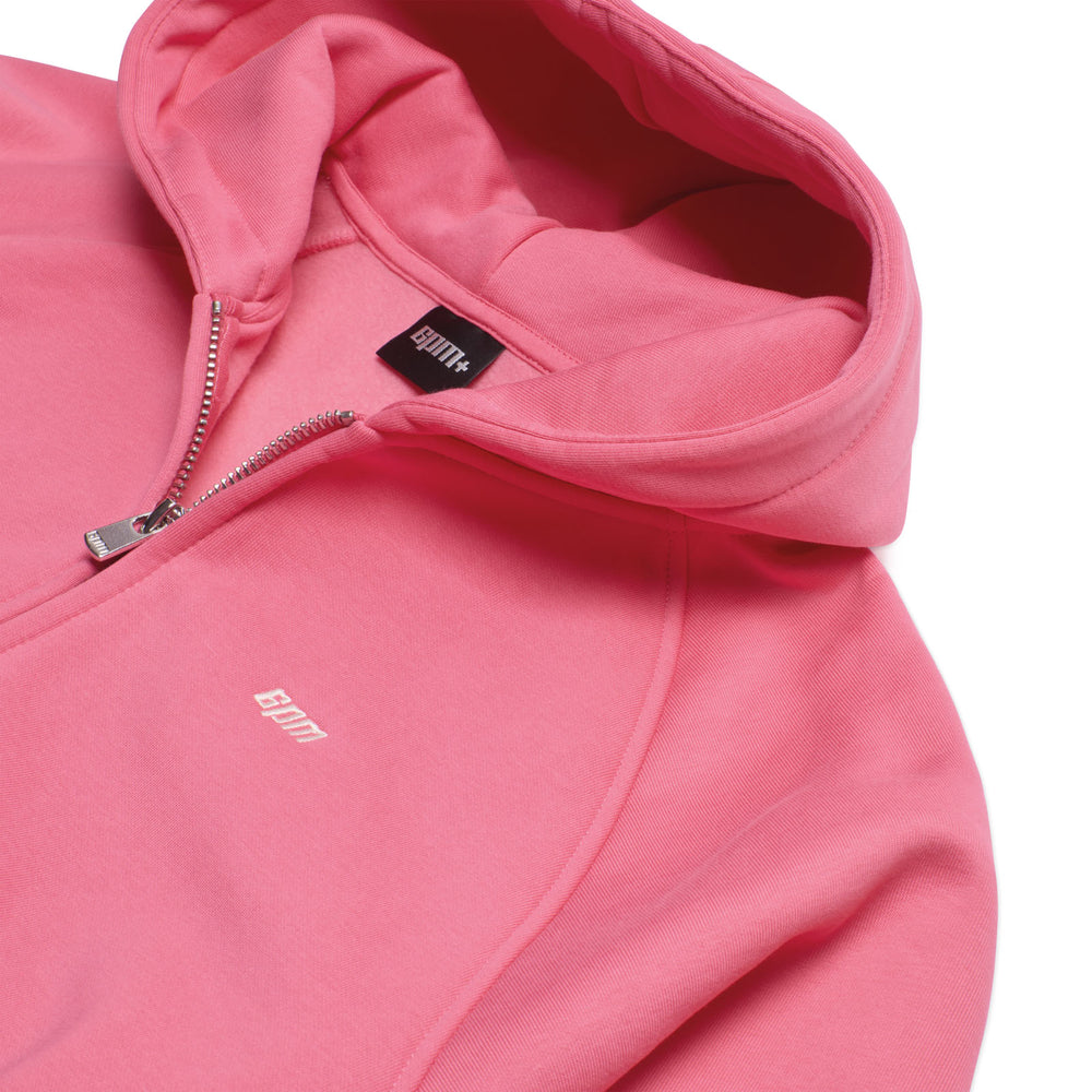 Luxus Pink Zip Hoodie Fotos