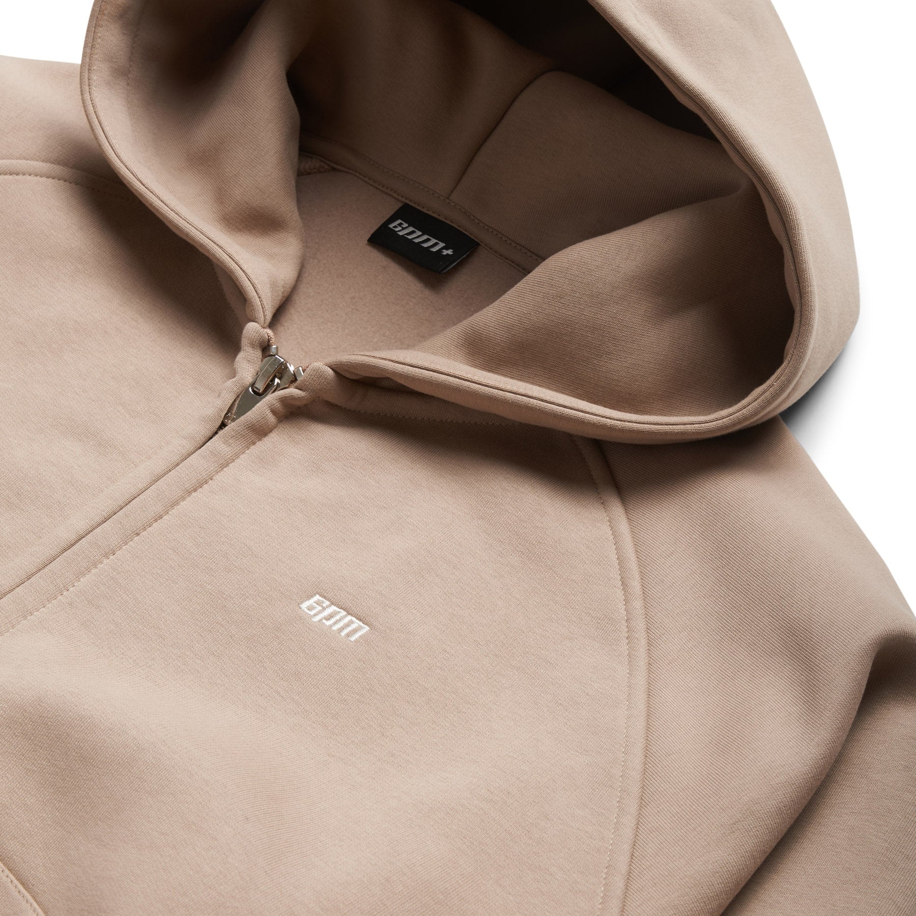 ZIP HOODIE MOCCA CREAM