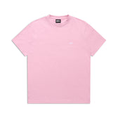 The 6PM T-SHIRT REGULAR FIT BABY PINK features short sleeves, a round neckline, and a small white logo on the left chest—perfect for those who want simple yet stylish comfort.