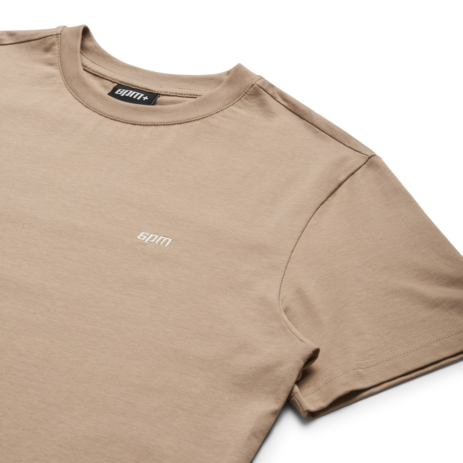T-SHIRT REGULAR FIT MOCCA CREAM