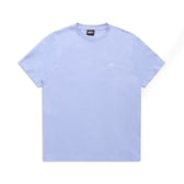 The T-SHIRT REGULAR FIT SOFT VIOLET by 6PM is a stylish short-sleeve tee in soft violet, featuring a small white chest logo and a black collar label—ideal for showcasing your effortless style.
