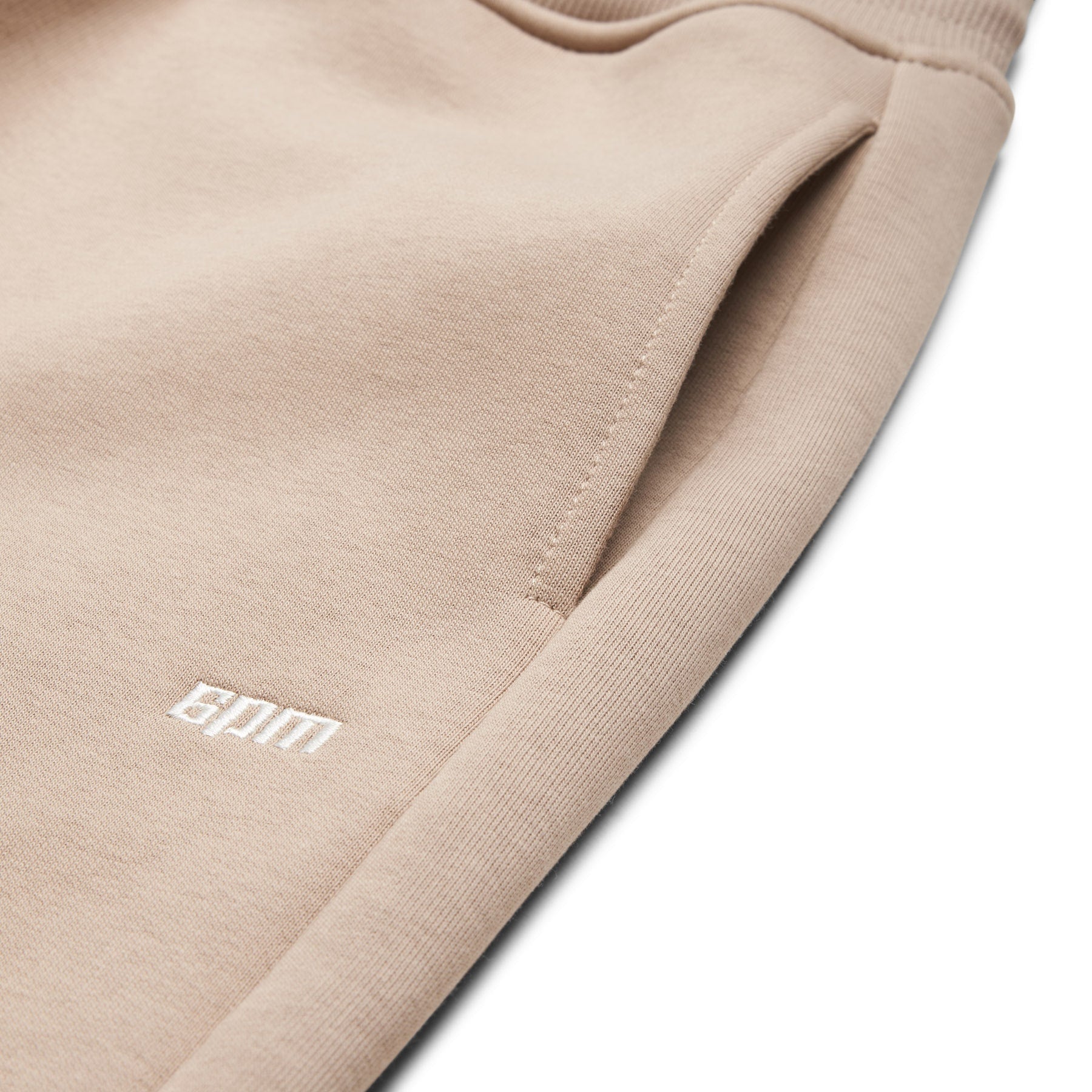 OPEN LEG JOGGER MOCCA CREAM