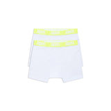 BOXER SHORTS WHITE/LEMON (2-PACK)