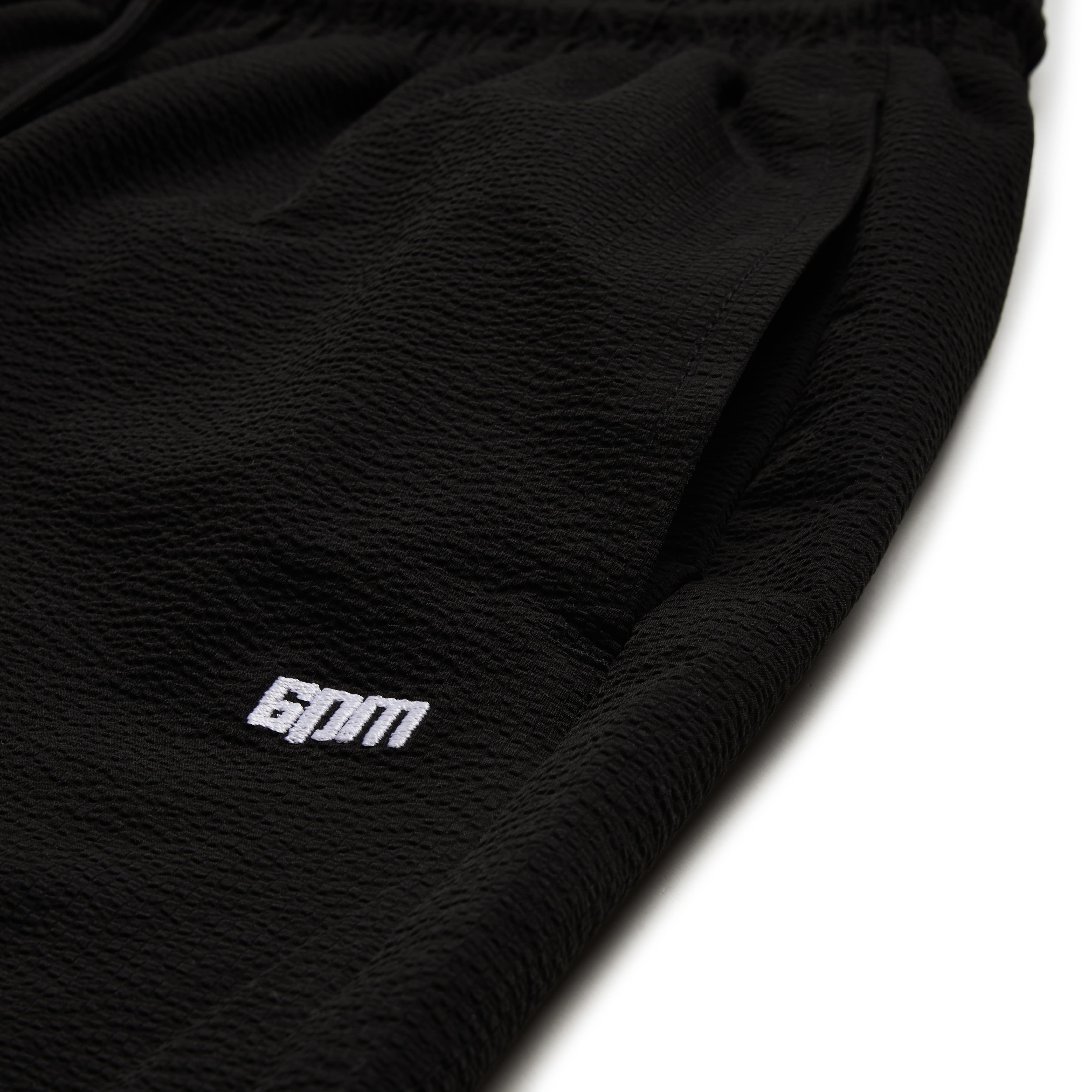 SEERSUCKER SWIM SHORTS BLACK