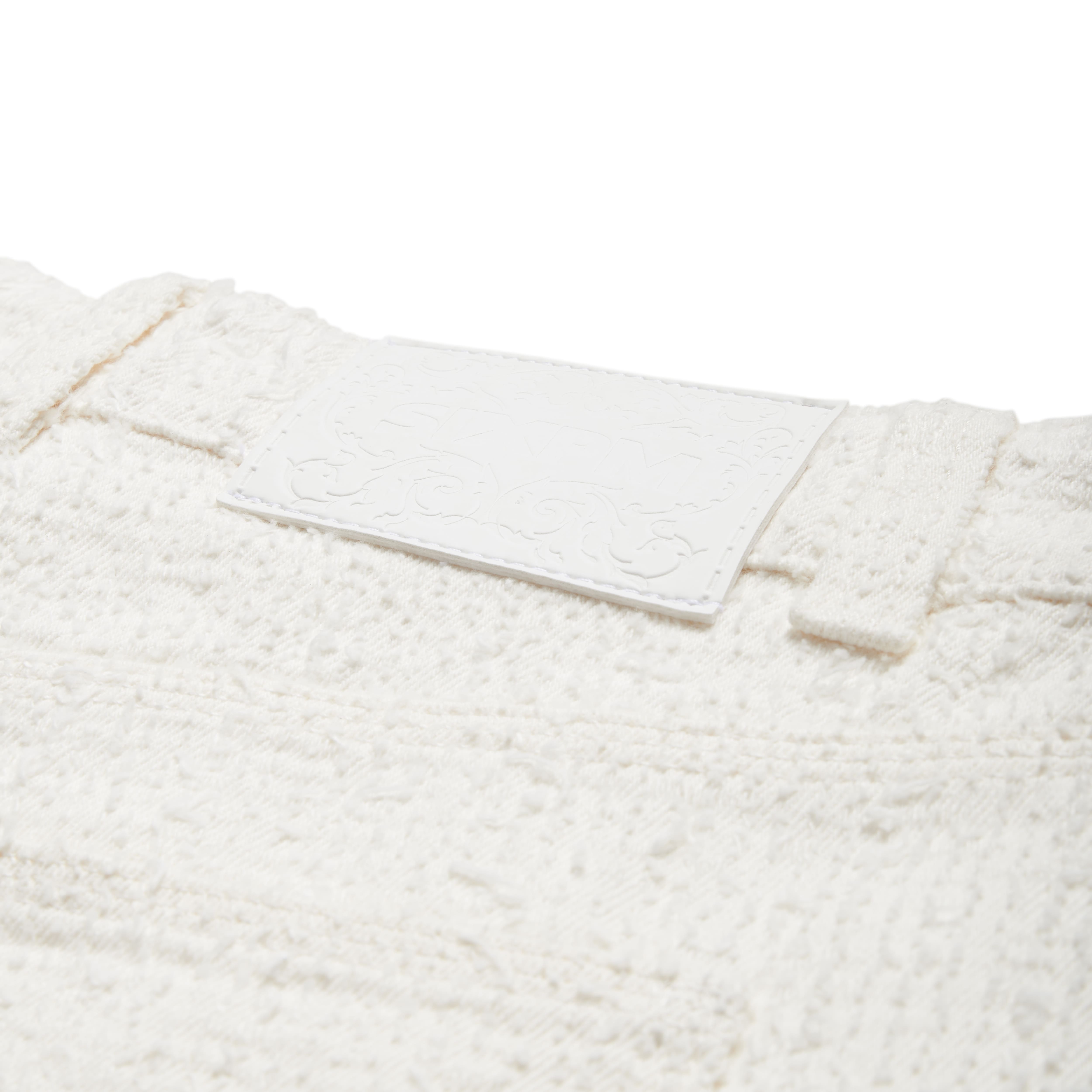 NEEDLEPUNCH CARPENTER SHORTS WHITE