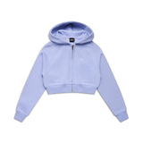 WMNS CROPPED ZIP HOODIE SOFT VIOLET