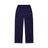 WMNS OPEN LEG ORBIT BLUE sweatpants by 6PM in navy feature an elastic waistband, drawstring, straight legs, subtle seam details, and a small white logo on the left hip. Shown against a white background.