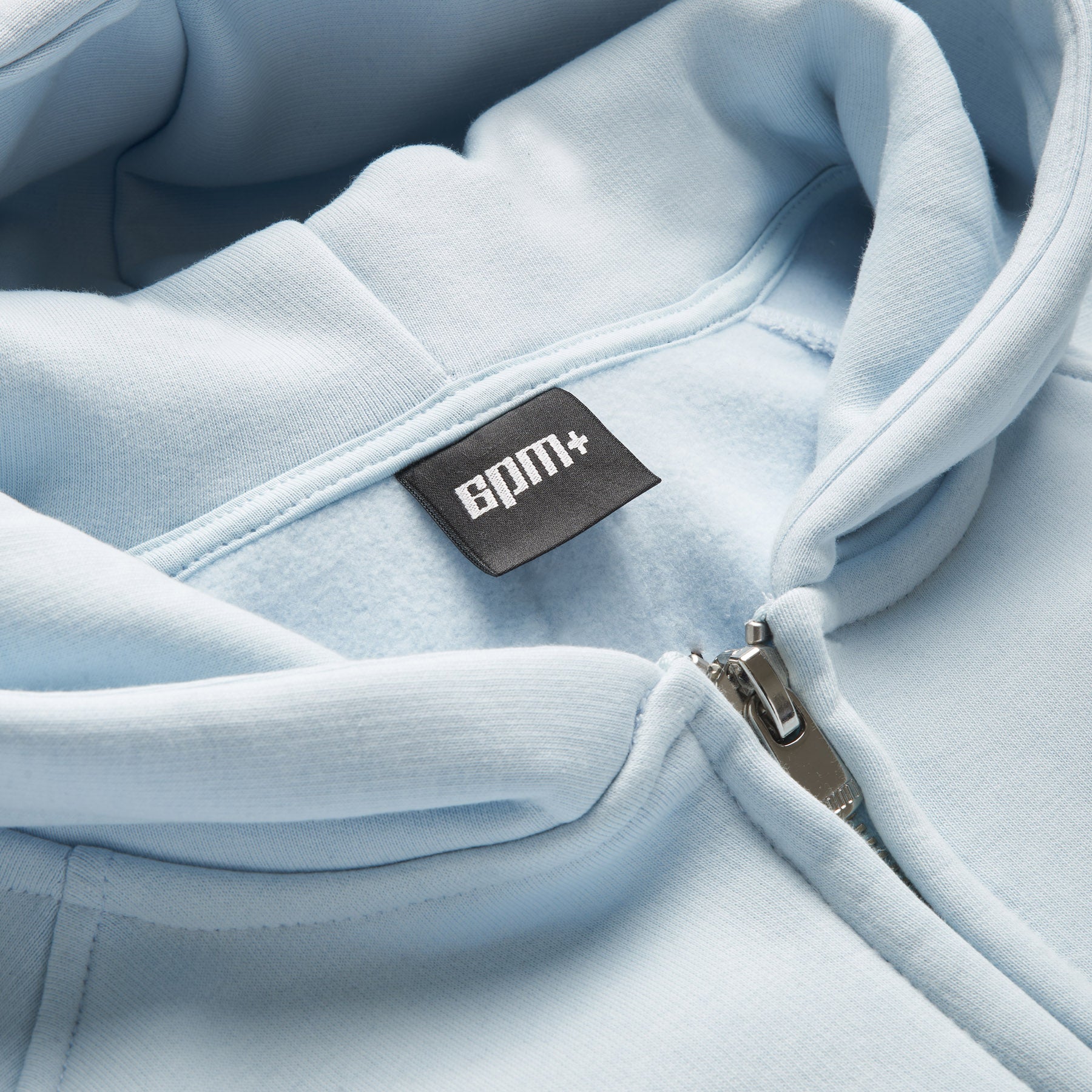ZIP HOODIE ICE BLUE