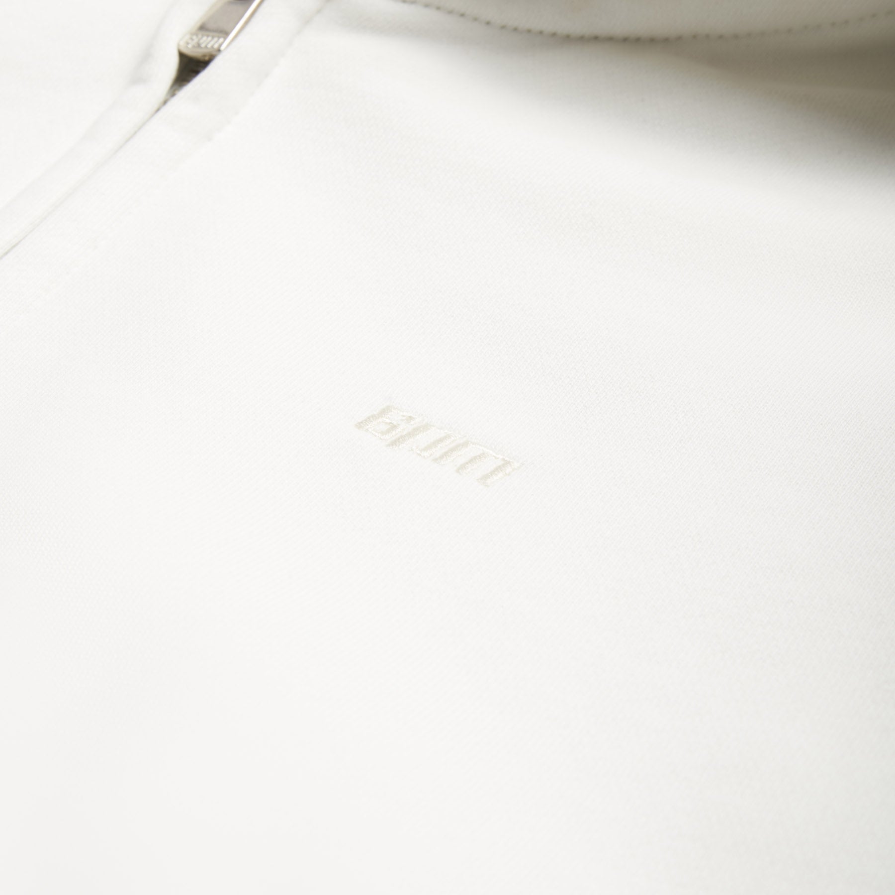WAFFLE LINED ZIP HOODIE COCONUT WHITE