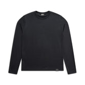 The 6PM+ Slim Fit Longsleeve Faded Black from 6PM is a slim cut crewneck t-shirt in faded black, laid flat on a white background. It features a minimalist design with no visible patterns or graphics.