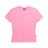 The 6PM WMNS T-SHIRT BUBBLEGLOW is a solid bright pink, short-sleeved crew neck tee shown laid flat on a white background.